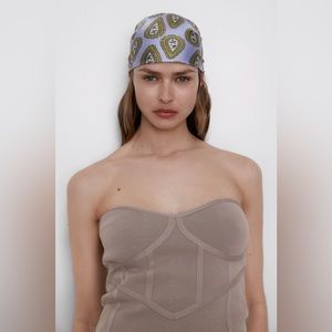 Zara Knit Bustier Top